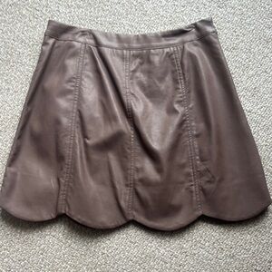 HYFVE Brown A-Line Skirt Full Design